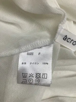ACRO/Tシャツ/カットソー/トップス/ホワイト/F
