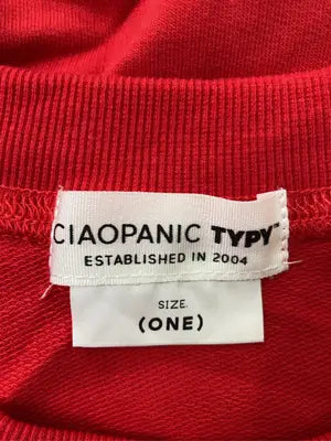 CIAOPANIC TYPY/チャオパニックティピー/スウェット/トップス/レッド/ONE