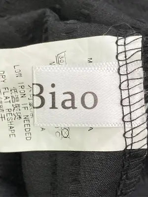 Liu Biao/シャツ/ブラウス/トップス/ブラック/XL