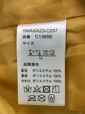 OUTDOOR PRODUCTS/ダウンジャケット/コート/ジャケット/アウター/イエロー/LL