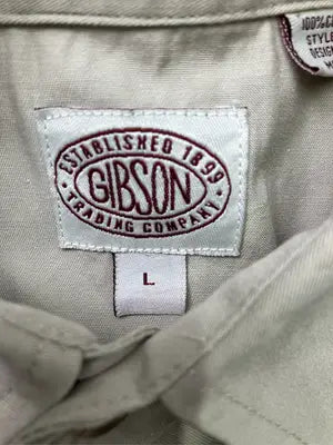 GIBSON/シャツ/ブラウス/トップス/ベージュ/L