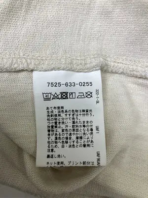 coen/コーエン/Tシャツ/カットソー/トップス/アイボリー/MEDIUM