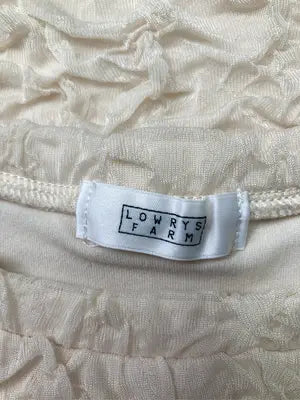 LOWRYS FARM/ローリーズファーム/Tシャツ/カットソー/トップス/アイボリー/F