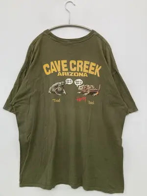Tシャツ/カットソー/トップス/カーキ