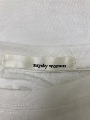 mysty woman/ミスティウーマン/Tシャツ/カットソー/トップス/ホワイト/F