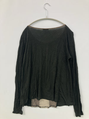 PENNY BLACK/Tシャツ/カットソー/トップス/グレー/USA L