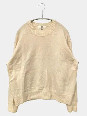 UNIQLO/ユニクロ/ニット/セーター/トップス/アイボリー/XL