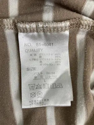 Tシャツ/カットソー/トップス/ベージュ/L