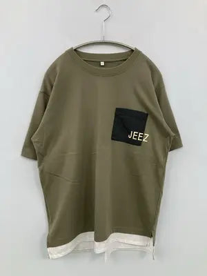 Tシャツ/カットソー/トップス/カーキ/L