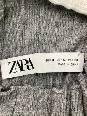 ZARA/ザラ/ニット/セーター/トップス/グレー/M