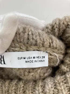 ZARA/ザラ/ニット/セーター/トップス/ベージュ/M