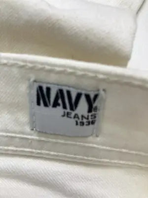 NAVY/ネイビー/デニムパンツ/パンツ/アイボリー/30