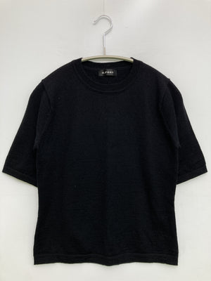H.PORT/Tシャツ/カットソー/トップス/ブラック