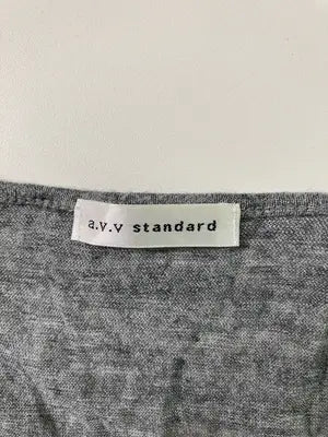 a.v.v standard/アーヴェヴェスタンダード/Tシャツ/カットソー/トップス/グレー/40