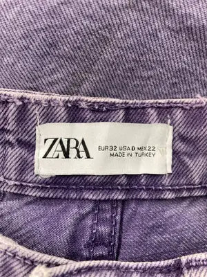 ZARA/ザラ/デニムパンツ/パンツ/パープル/0