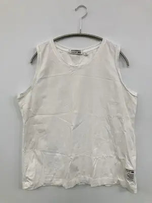 ANYA HINDMARCH/タンクトップ/トップス/ホワイト/XL