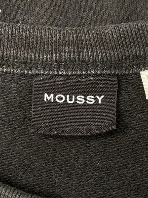 MOUSSY/マウジー/スウェット/トップス/ブラック/F