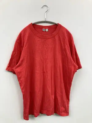 UNIQLO/ユニクロ/Tシャツ/カットソー/トップス/レッド/XL