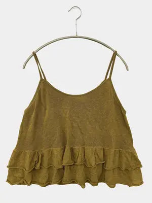 ZARA/ザラ/キャミソール/トップス/カーキ/USA L