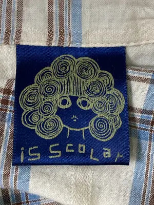 IS SCOLAR/イズスカラー/シャツ/ブラウス/トップス/ベージュ/M