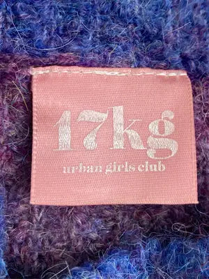 17kg/イチナナキログラム/ニット/セーター/トップス/パープル/F