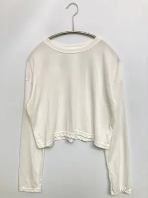 by muni:r/バイムニール/Tシャツ/カットソー/トップス/ホワイト/L