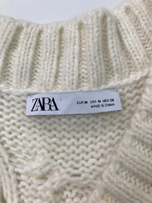 ZARA/ザラ/ベスト/トップス/アイボリー/EUR M/USA M/ MEX 28