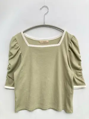 ems/エムズエキサイト/Tシャツ/カットソー/トップス/ライトグリーン/F