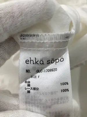 ehka sopo/エヘカソポ/シャツ/ブラウス/トップス/アイボリー/F