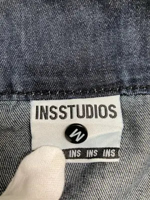 INSSTUDIOS/シャツ/ブラウス/トップス/ネイビー/M