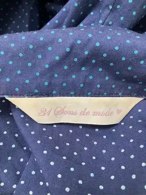 31 Sons de mode/トランテアンソンドゥモード/シャツワンピース/ワンピース/ドレス/ネイビー/38