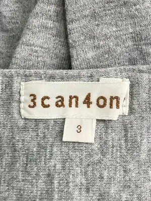 3can4on/サンカンシオン/キャミソール/トップス/グレー/3