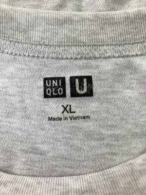 UNIQLO U/ユニクロユー/Tシャツ/カットソー/トップス/グレー/XL