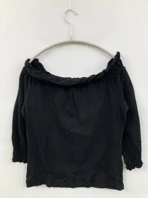 INDIVI/インディヴィ/Tシャツ/カットソー/トップス/ブラック/38