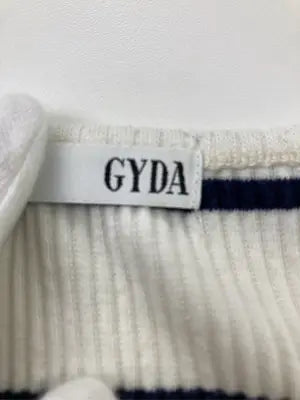 GYDA/ジェイダ/Tシャツ/カットソー/トップス/ホワイト/F