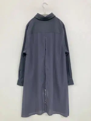 Ellno Loset/エルノロゼット/シャツワンピース/ワンピース/ドレス/ネイビー/S