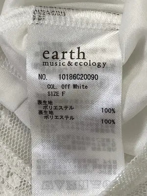 earth music&ecology/アースミュージックアンドエコロジー/Tシャツ/カットソー/トップス/ホワイト/F