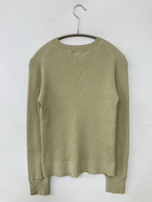 OPAQUE.CLIP/オペークドットクリップ/ニット/セーター/トップス/カーキ/38/M