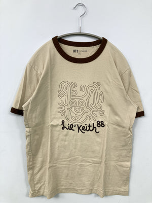 UNIQLO/ユニクロ/Tシャツ/カットソー/トップス/ベージュ/S
