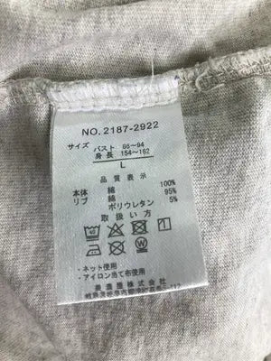 CONVERSE/コンバース/Tシャツ/カットソー/トップス/グレー/L