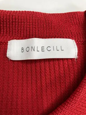 BONLECILL/ボンルシール/カーディガン/ボレロ/トップス/レッド/F