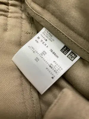 UNIQLO/ユニクロ/スラックス/パンツ/ベージュ/M
