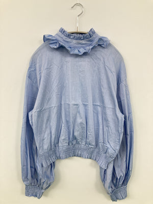 Clice de Paris/クリシェドゥパリ/シャツ/ブラウス/トップス/スカイブルー/ONE