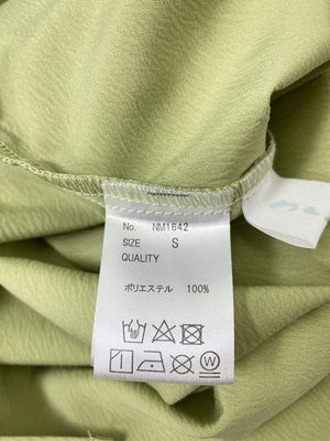 nemne/ネンネ/シャツ/ブラウス/トップス/ライトグリーン/S