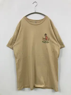 TES/テス/Tシャツ/カットソー/トップス/ベージュ/X-LARGE