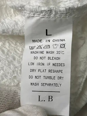 Tシャツ/カットソー/トップス/ホワイト/L