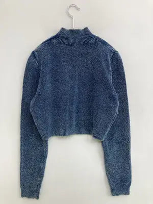 ZARA/ザラ/ニット/セーター/トップス/ブルー/L