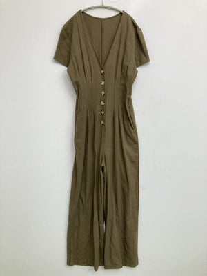 つなぎ/オールインワン/オールインワン・サロペット/ブラウン/M