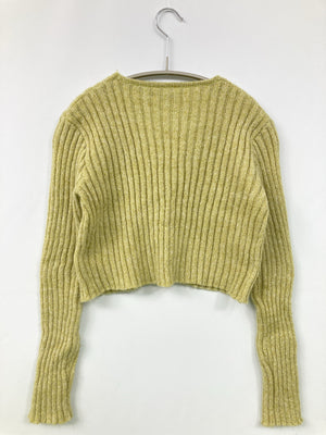 VAUUIEU/カーディガン/ボレロ/トップス/イエロー/F