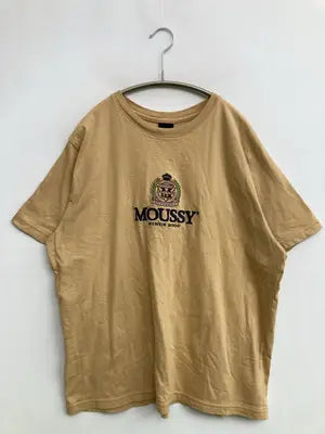 MOUSSY/マウジー/Tシャツ/カットソー/トップス/ベージュ/160/80A